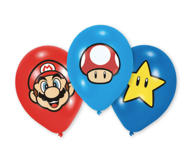 Latexballons - SET: Super Mario - je ø 27,5cm